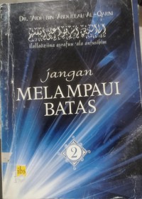 Jangan melampui batas