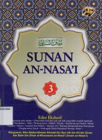 Sunan An-Nasa'i Jilid 3