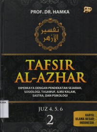 Tafsir Al-Azhar Jilid 2 (Juz 4,5,6))