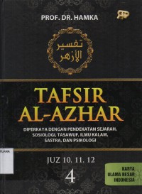 Tafsir Al-Azhar Jilid 4 (Juz 10,11,12)