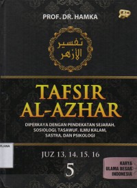 Tafsir Al-Azhar Jilid 5 (Juz 13,14,15,16)