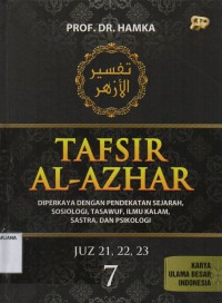 Tafsir Al-Azhar Jilid 7 (Juz 21,22,23)