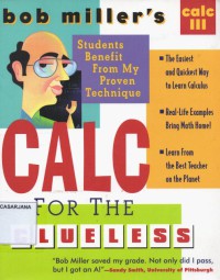 Calc III:, Bob Miller's Calc For The Clueless