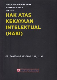 Pengantar pemahaman konsepsi dasar sekitar hak atas kekayaan intelektual (HAKI)