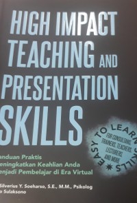 High Impact Teaching And Presentation Skills