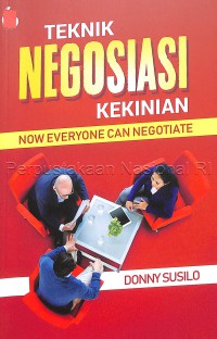 Teknik Negosiasi Kekinian: now everyone can negotiate
